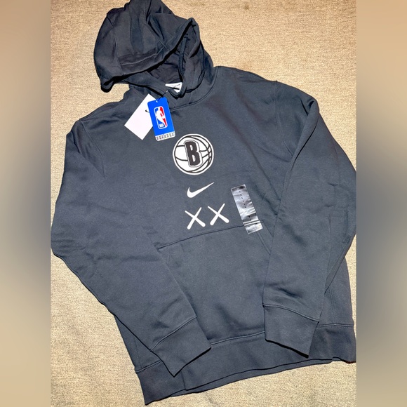 Nike Other - NWT Nike x Brooklyn Nets x Kaws hoodie size S